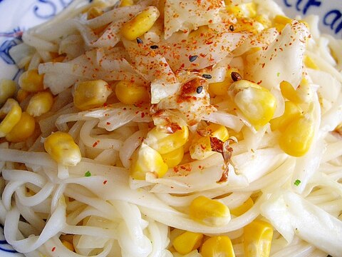 すっごくシンプル塩焼き麺♪